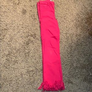 Pink jeans